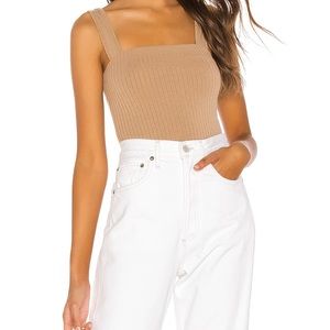 Lovers and Friends Sol Top in Taupe, Size S